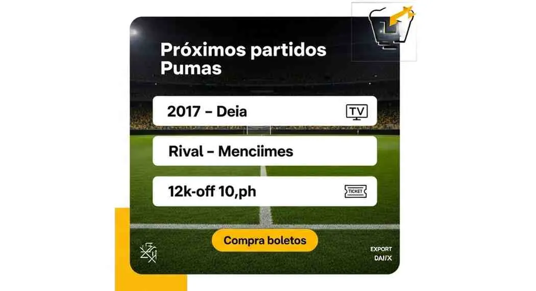 Calendario Pumas 2025