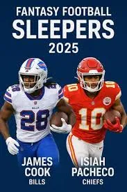 James Cook e Isiah Pacheco, Las Piezas Clave Para el Fantasy Football 2025