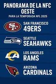 Panorama de la NFC Oeste para la Temporada NFL 2025