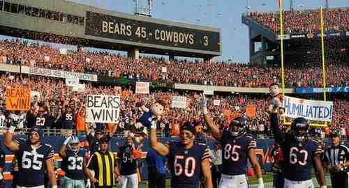 bears humillan a cowboys en soldier field