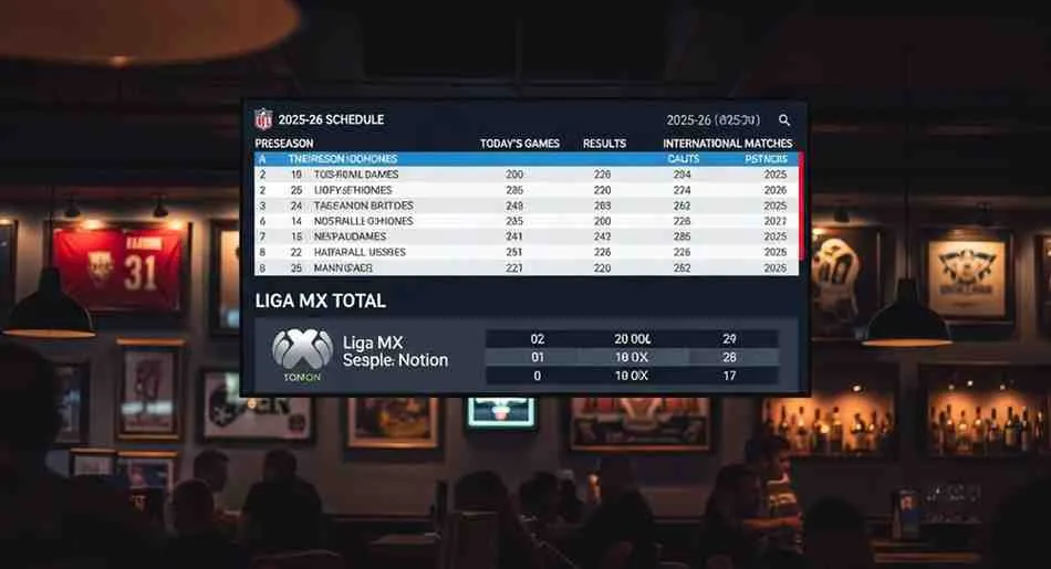 calendario NFL 2025-26