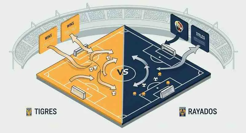 diferencias entre Tigres y Rayados