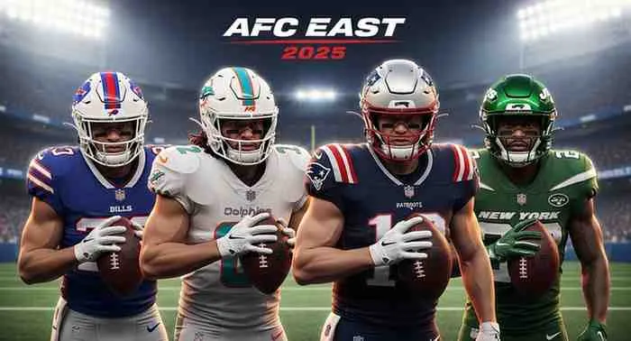 AFC Este 2025: Panorama y predicciones de la NFL