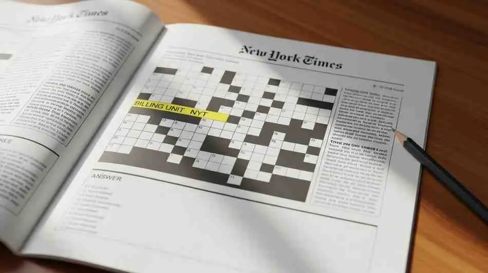 Billing Unit NYT Crossword Clue