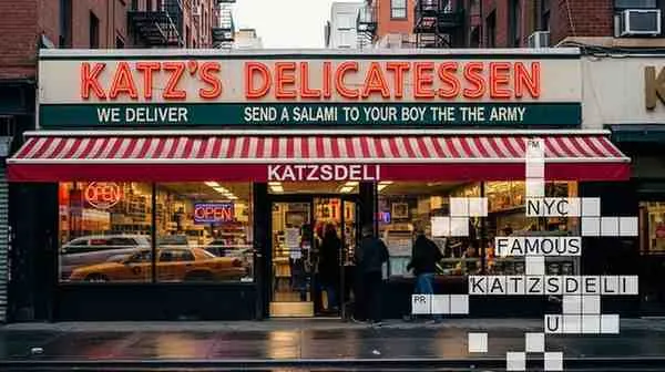 Eponym of the NYC Deli NYT Crossword Clue
