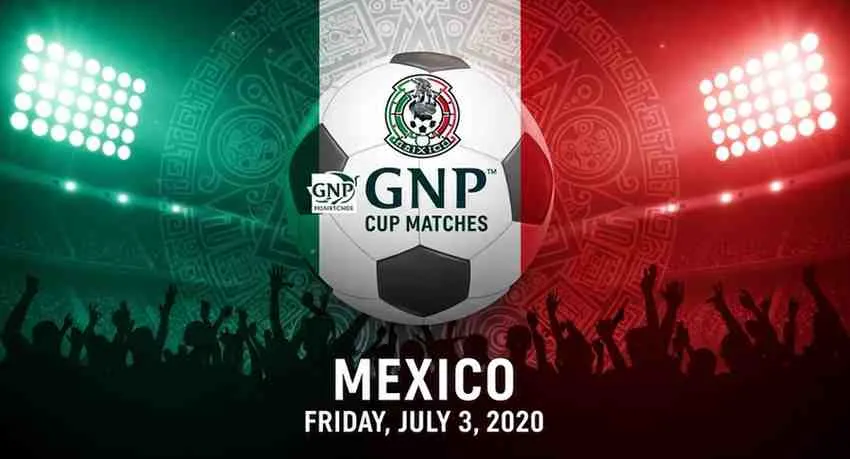 Partidos De La Copa Gnp Por Mexico Viernes 3 de Julio Del 2020