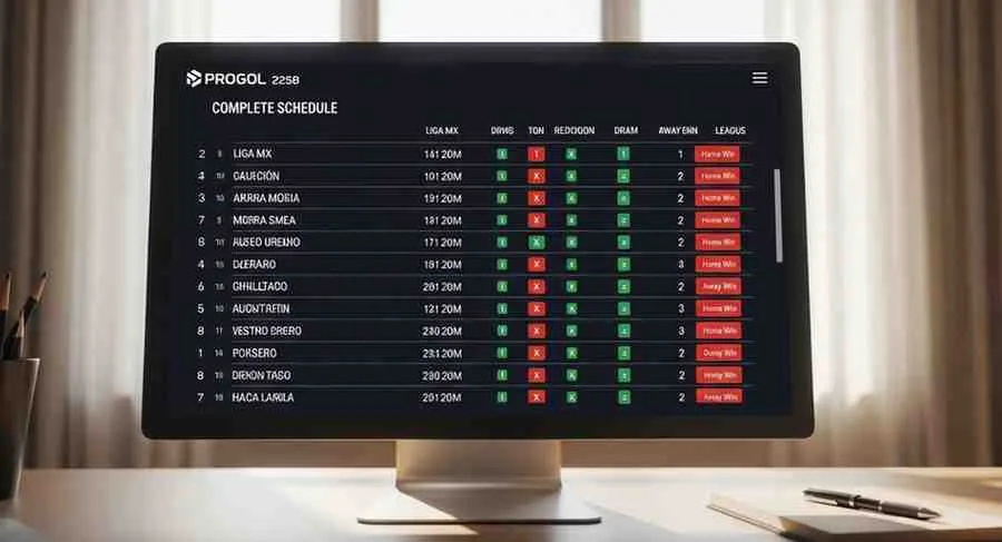 Quiniela Progol 2258: Guía, Partidos y Pronósticos 7-8 Dic