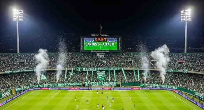 Santos 5-0 Atlas (Liga MX)