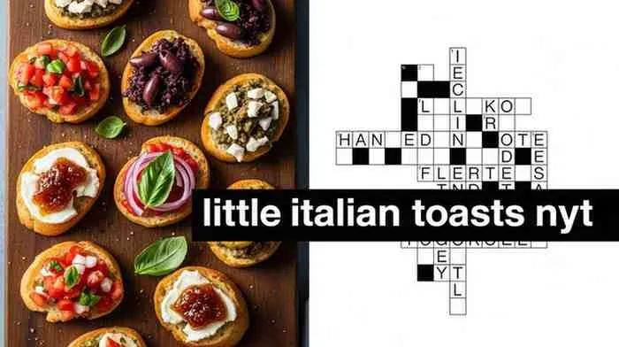 little italian toasts nyt crossword clue