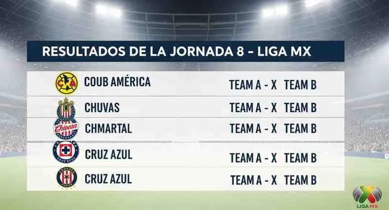 resultados de la jornada 8 de la Liga MX