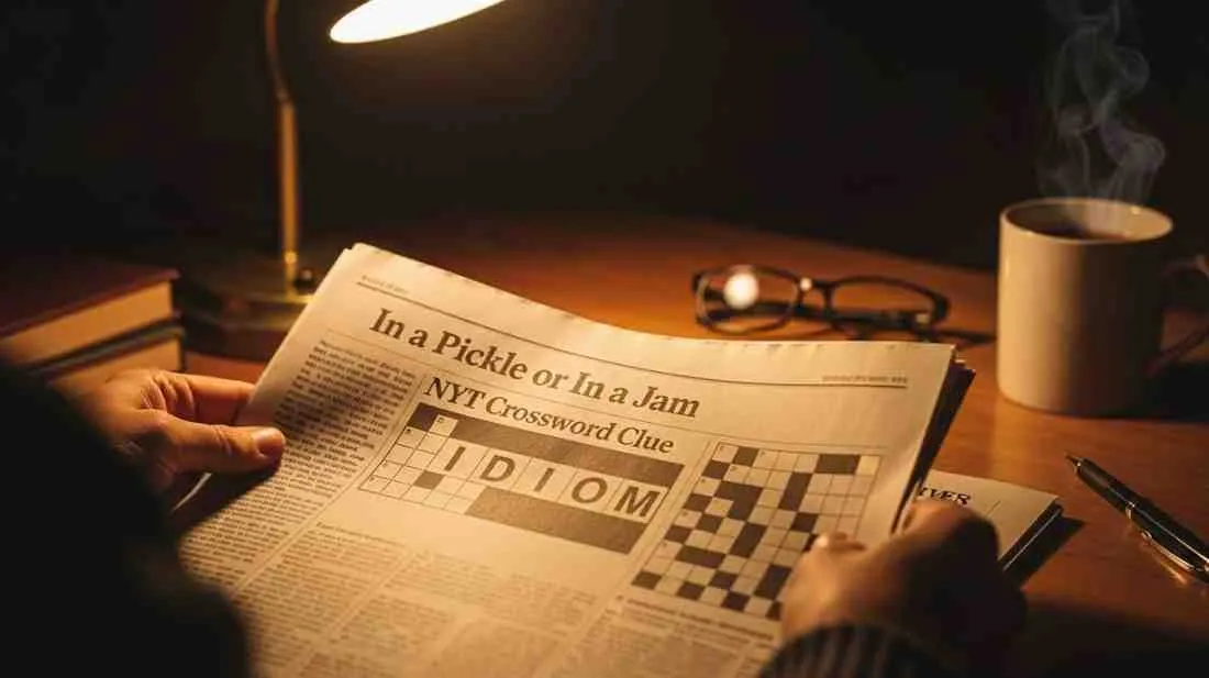 In a Pickle or In a Jam NYT Crossword Clue