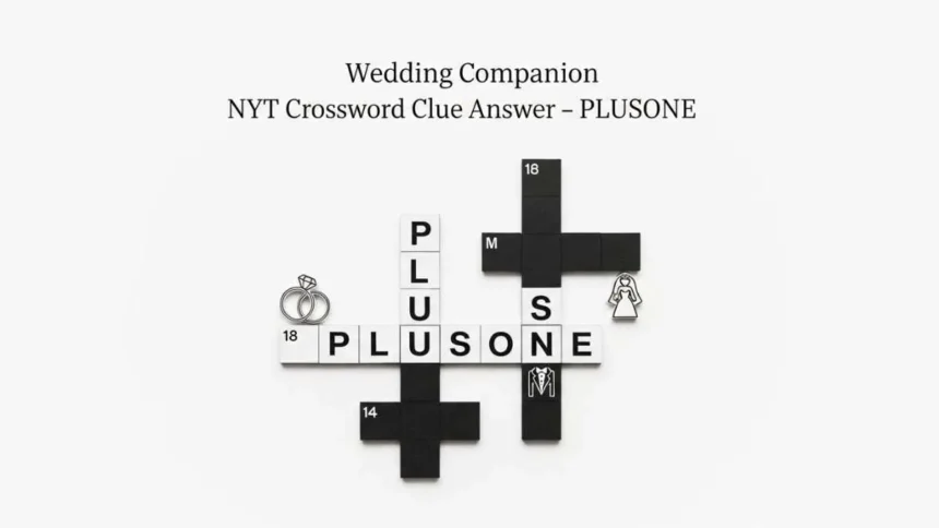wedding companion nyt crossword clue