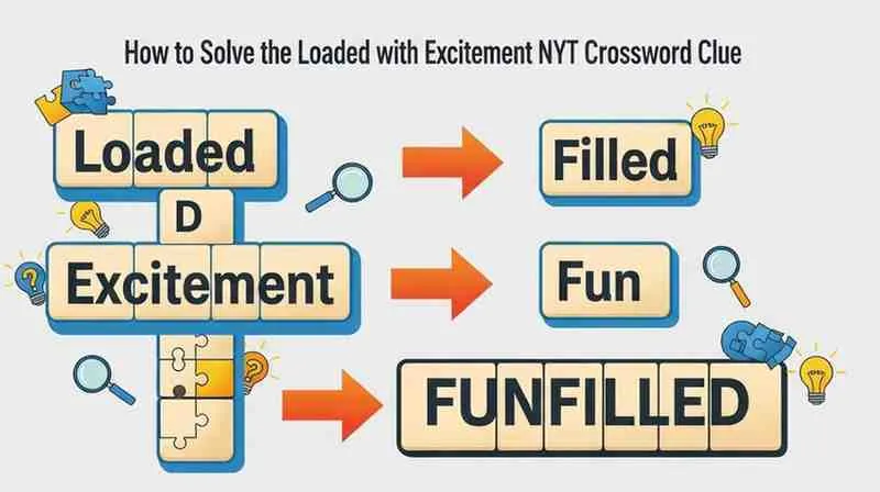 loaded with excitement nyt crossword clue