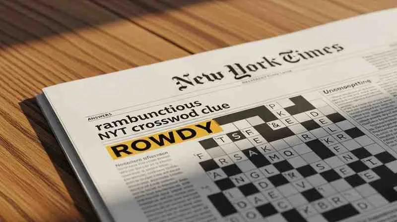 rambunctious nyt crossword clue