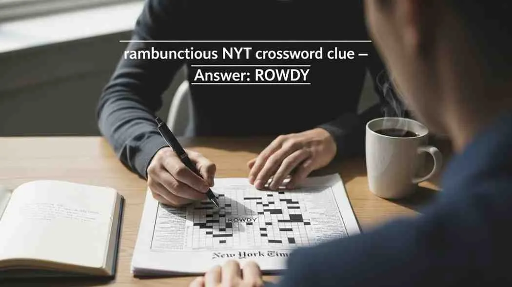rambunctious nyt crossword clue