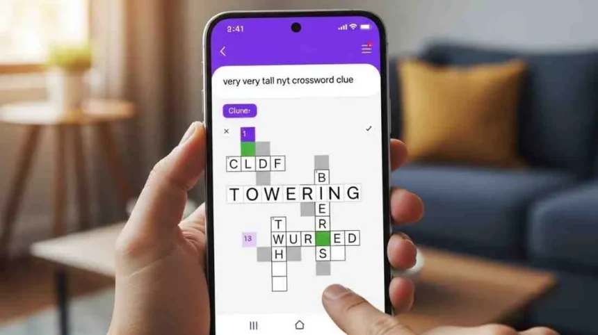 very very tall nyt crossword clue