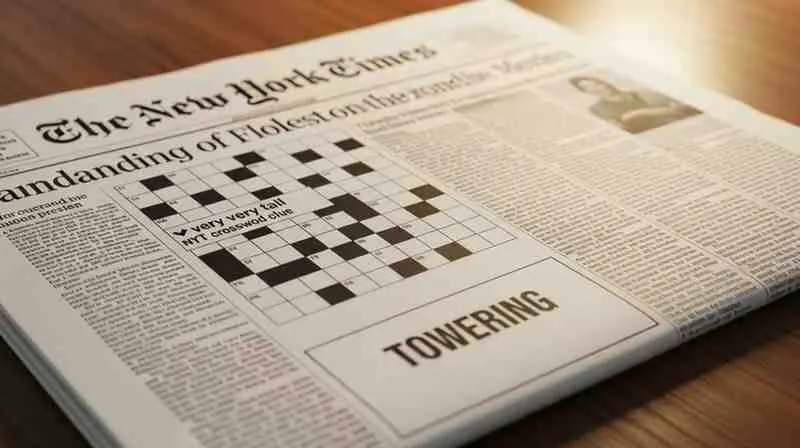 very very tall nyt crossword clue